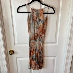 Chic Backless Tie-Dye Dress